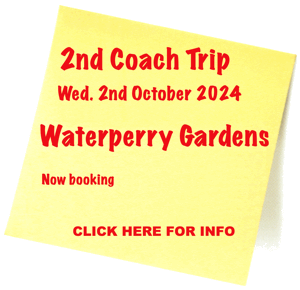 second coach trip to waterperry gardens