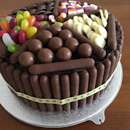 Barbara Betterton - decorated chocolate cake