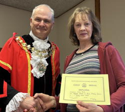 Anne Ford receives award for highest points in home produce