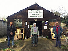 President and Sponsors visit EHS Trading Hut